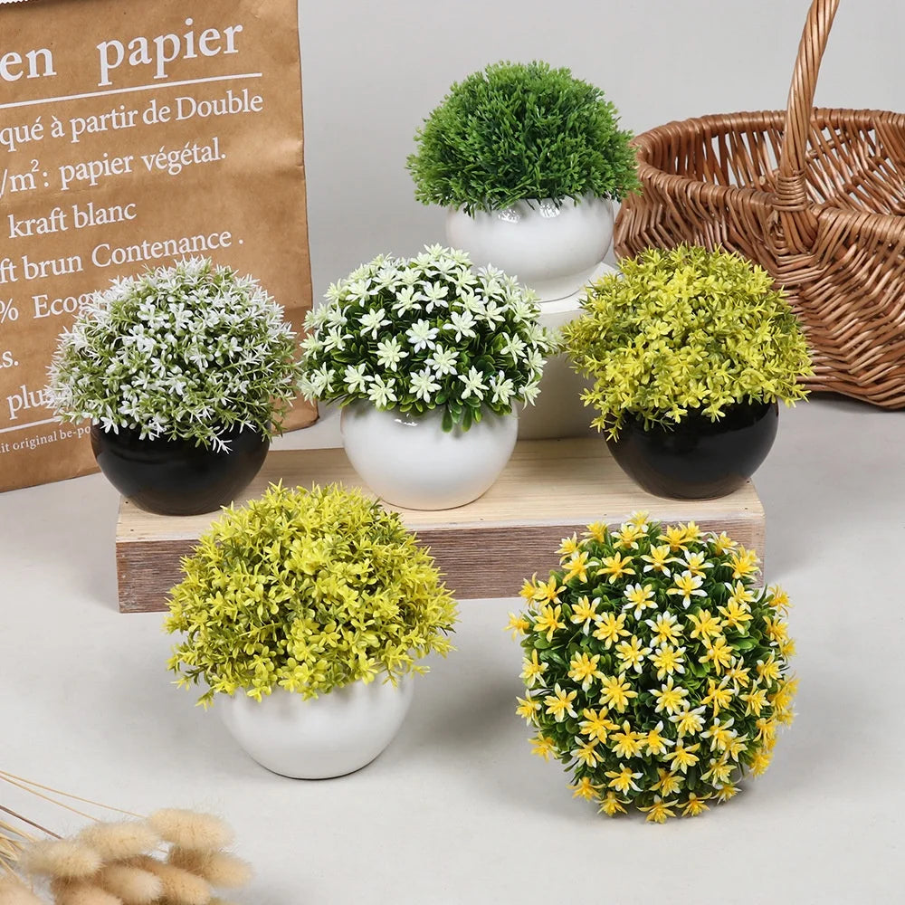 Decorative artificial bonsai plants for home and office - vue 8 sur 8