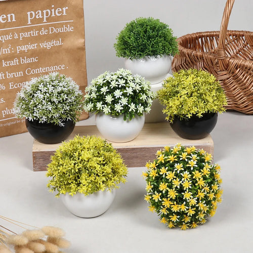 Decorative artificial bonsai plants for home and office - vue 8 sur 8