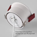 Dimmable anti-glare LED spotlight for indoor lighting