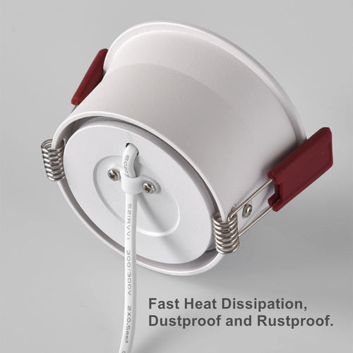 Dimmable anti-glare LED spotlight for indoor lighting - vue 5 sur 6