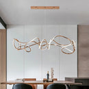 Modern designer chandelier for elegant and refined indoor lighting
