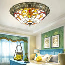 Baroque ceiling light in bohemian glass for modern decor