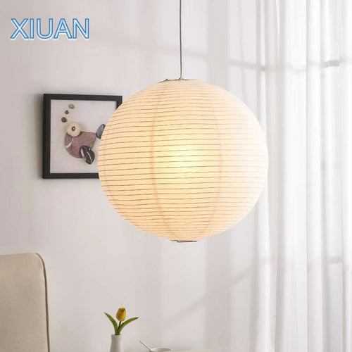 Japanese style led suspension spheres for cafe decor - vue 2 sur 11
