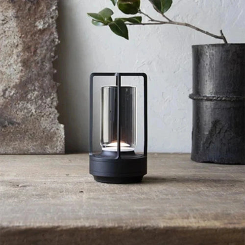 Rechargeable table lamp with dimmable ambient lighting for restaurants and bars - vue 5 sur 11
