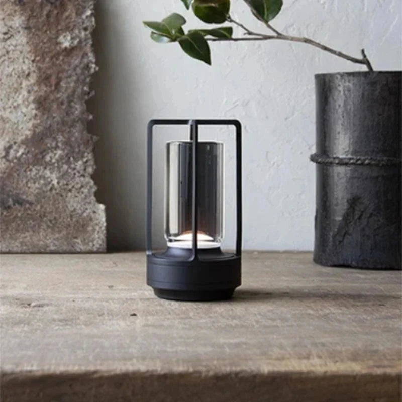 Rechargeable table lamp with dimmable ambient lighting for restaurants and bars - vue 5 sur 11