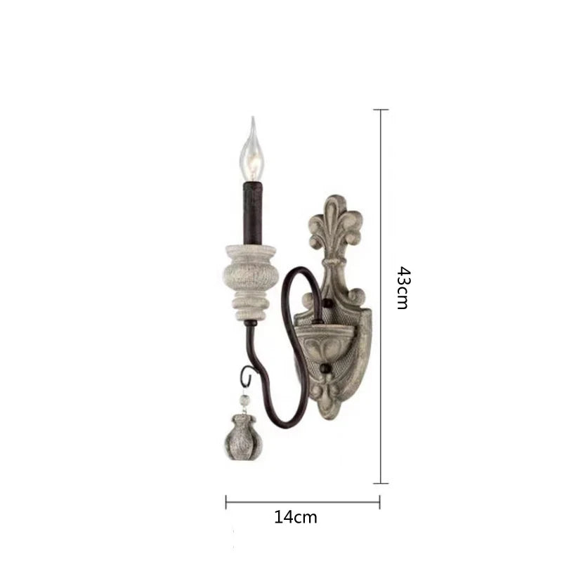 Vintage wrought iron chandelier industrial style for modern decor