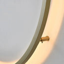 Modern dimmable wall light with USB socket