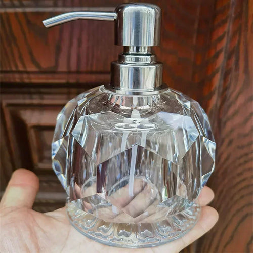 glass bottle for disinfectant and soap dispenser