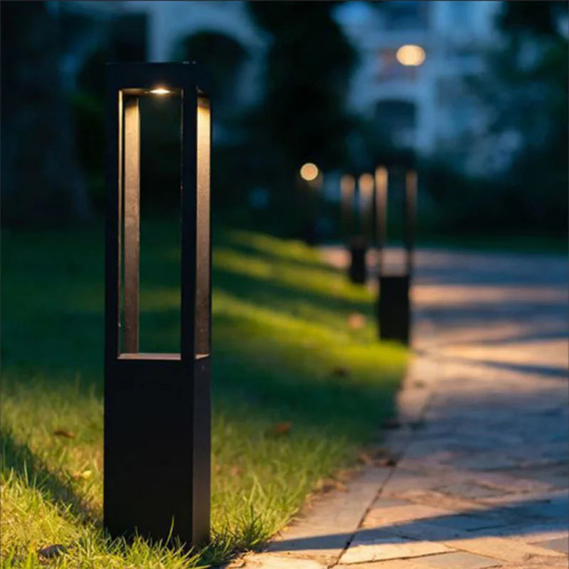 Modern waterproof aluminium outdoor garden lamp