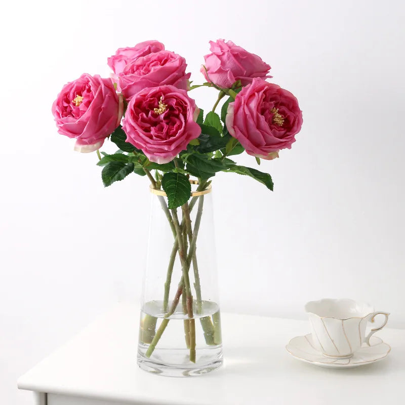 fleur de pivoine en latex pour décoration de mariage - vue 4 sur 12
