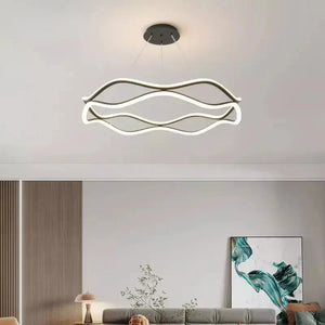 Nordic simple line pendant light for home