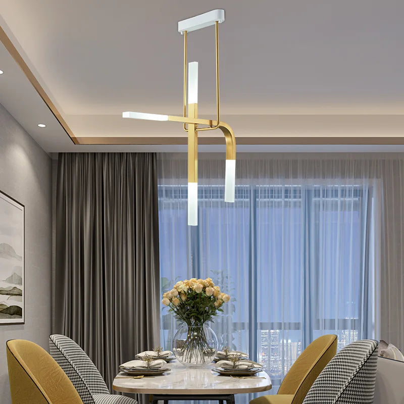 Creative u-shaped LED chandelier for modern lighting