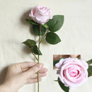 Artificial flannel flower for indoor and wedding decoration