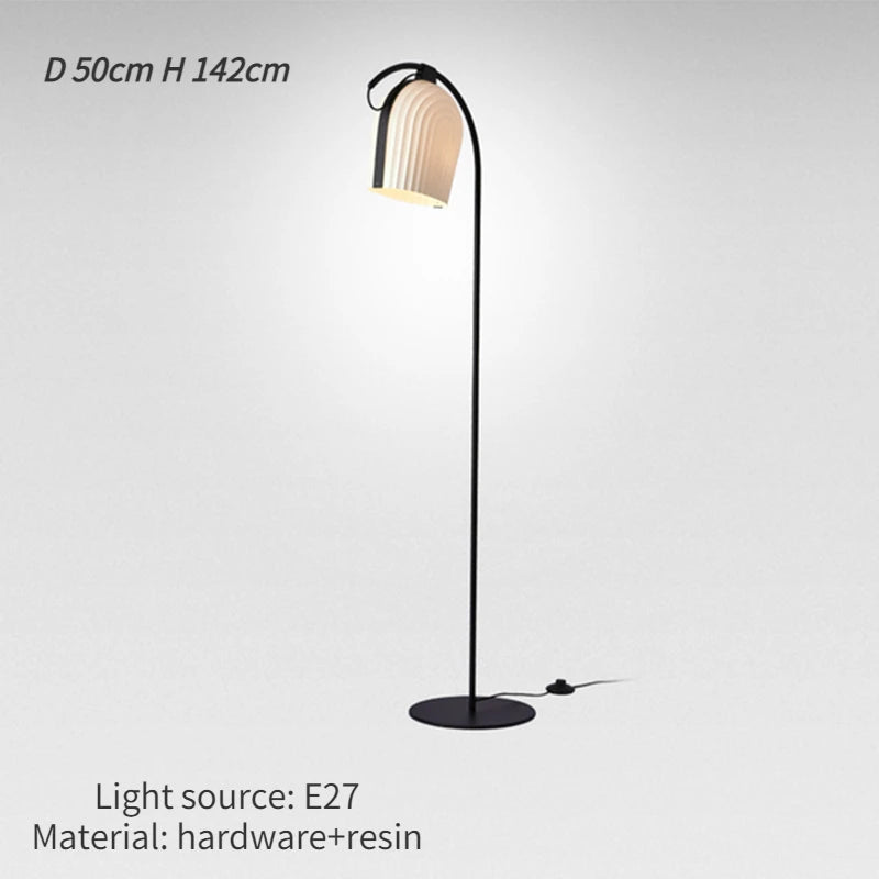 Minimalist floor lamp for modern interior decor