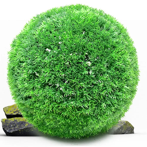 Decorative artificial pine needle grass ball - vue 11 sur 11