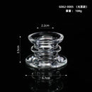 Creative glass candle holder for home and bar decor
