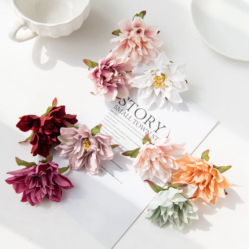 Set of 20 silk wall flowers for varied decoration - vue 5 sur 15