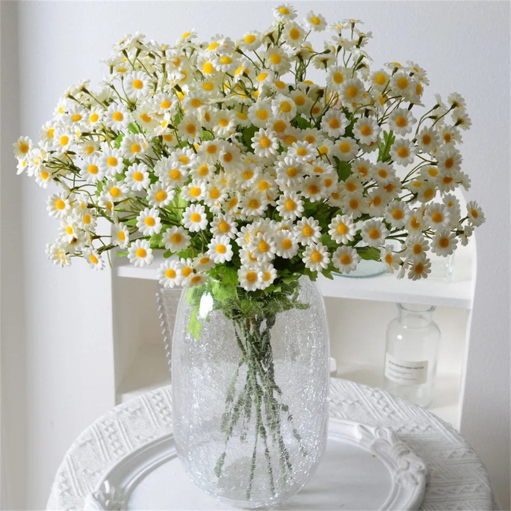 30 artificial flower heads for decoration and floral arrangements - vue 4 sur 11