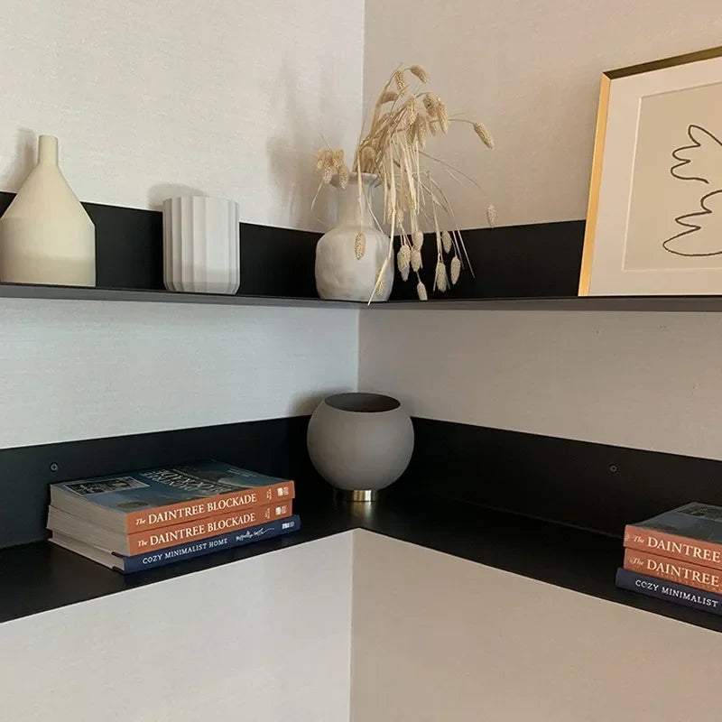 metal wall storage racks for creative decoration - vue 5 sur 6