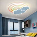 Rainbow cloud ceiling light for children’s room