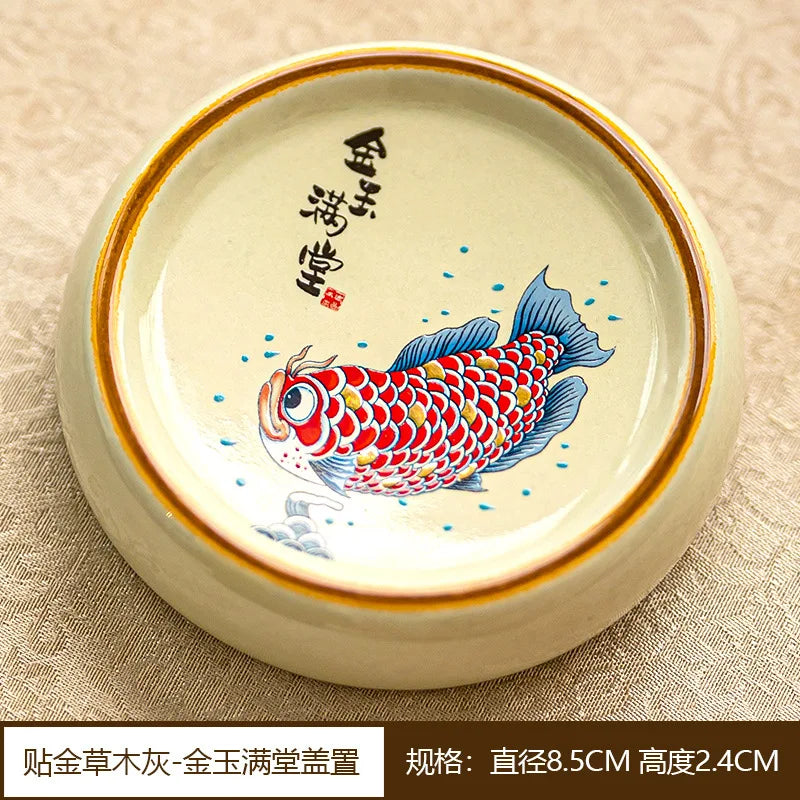 Chinese arowana retro ceramic kung fu teapot 150ml