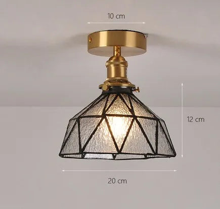 Modern glass ceiling light for bright indoor and outdoor spaces - vue 26 sur 30