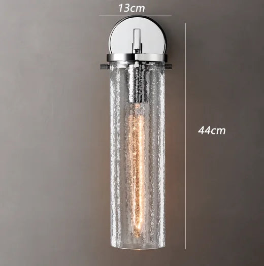 Retro glass wall light for elegant interior decoration - vue 11 sur 11