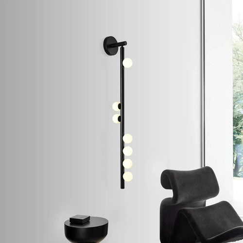 Designer decorated glass wall lamp for clubhouse or villa - vue 2 sur 10
