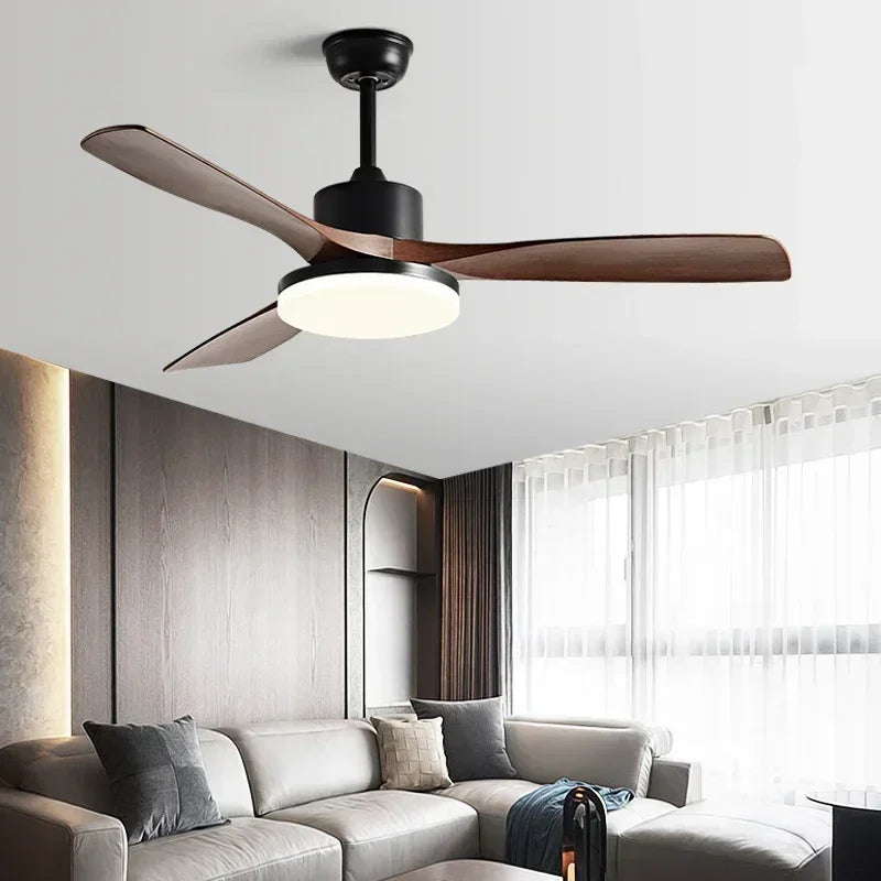 Modern fan with remote control for stylish interiors