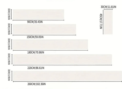 Linen table runner with check design - vue 6 sur 6