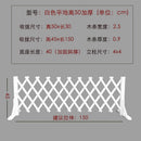 solid wood fence for garden and pets