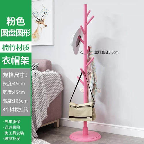 solid wood coat rack, modern and practical design - vue 21 sur 20