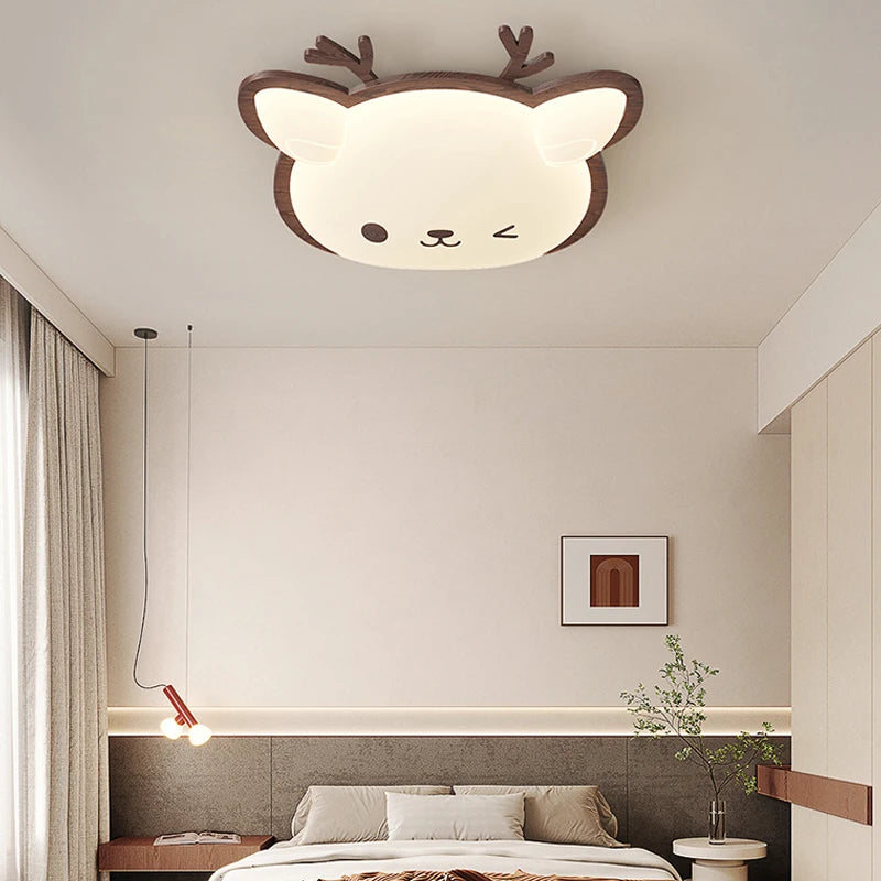 Creative LED cat animal chandelier for children