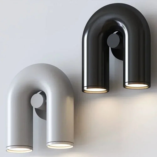 Nordic u-shaped wall light with simple and elegant design