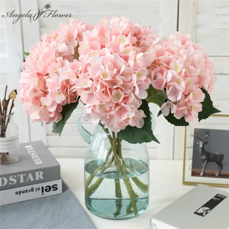fleurs d'hortensia artificielles pour décoration élégante et durable - vue 5 sur 15