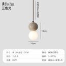 Retro nordic cave stone pendant light for restaurant