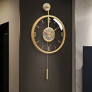 modern luxury silent wall clocks for creative decoration