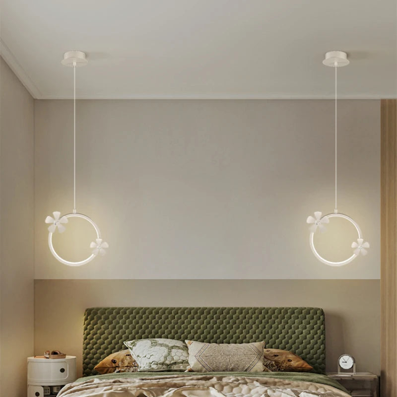 Modern petal-shaped pendant light for minimal nordic style