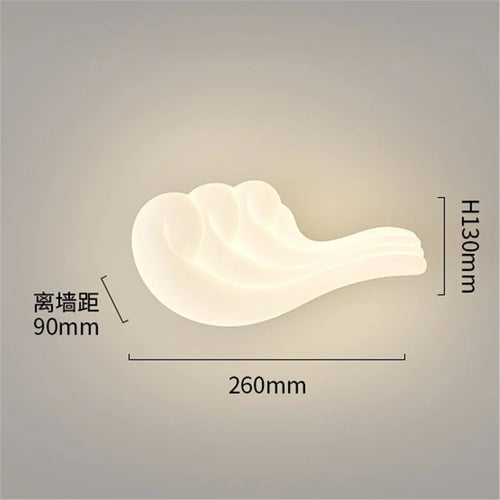 Children's LED whale and sailboat wall light with colour changing - vue 10 sur 9