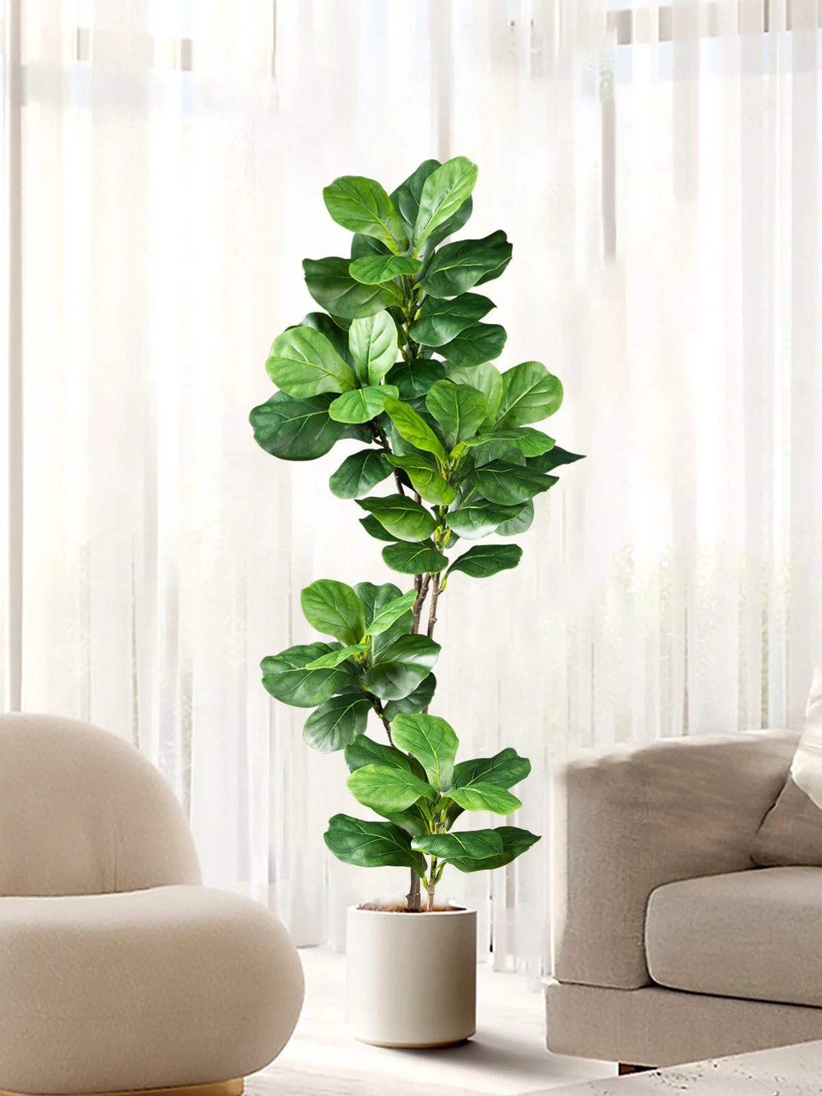 Large artificial ficus tree for indoor and outdoor decoration