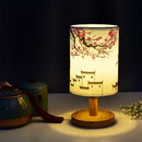 Chinese plum blossom LED table lamp for a gentle ambience