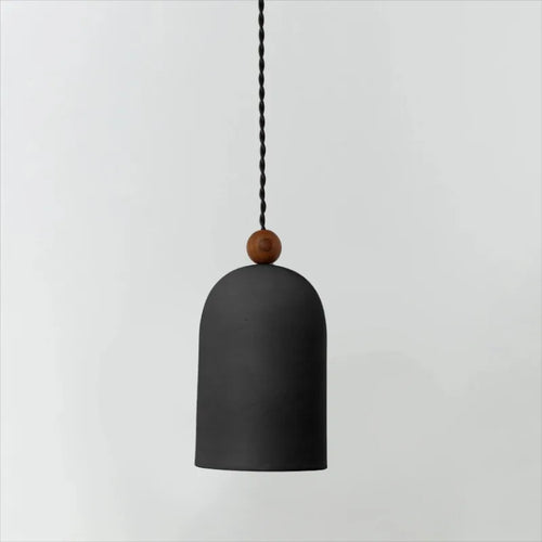 Nordic walnut wall light wabi sabi zen Japanese ambiance - vue 4 sur 10