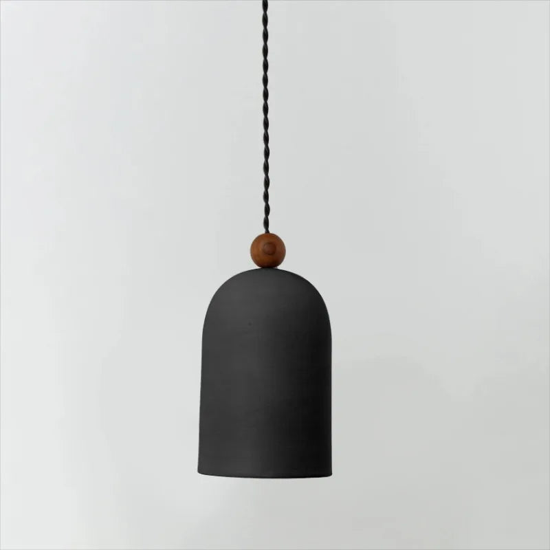Nordic walnut wall light wabi sabi zen Japanese ambiance - vue 3 sur 10