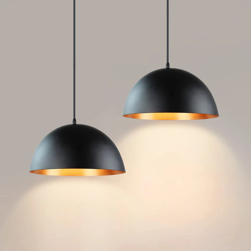 Retro industrial nordic iron LED pendant chandelier