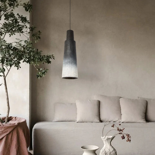 Nordic wabi sabi LED chandelier for restaurant and bar - vue 4 sur 9
