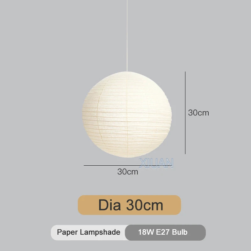 Vintage paper LED chandelier for indoor lighting