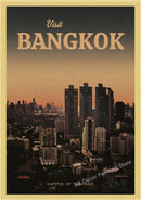 Vintage travel poster for tourism enthusiasts