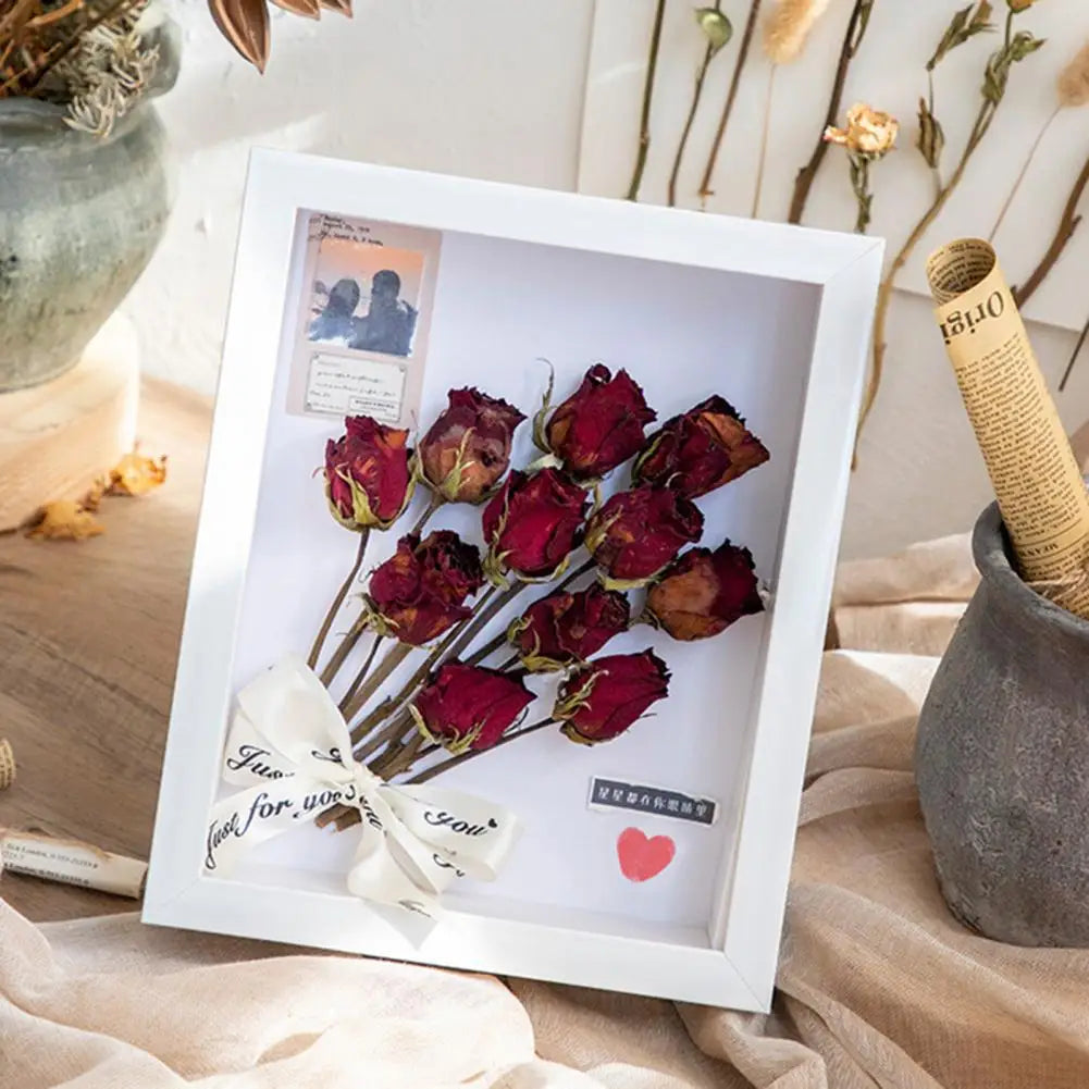 3d frame for dried flowers natural desk ornament