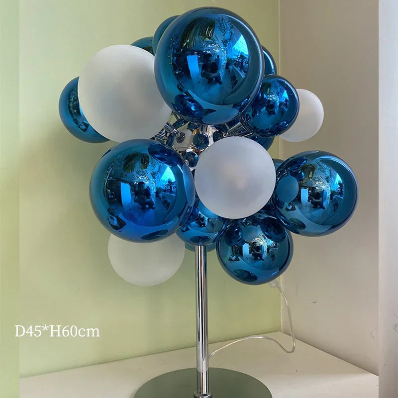 Glass LED ceiling light for decorative indoor lighting