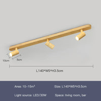 Modern LED chandelier in wood-effect for indoor spaces and elegant design